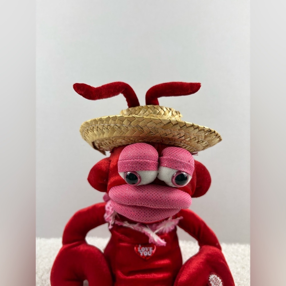 Vintage Dan Dee Collectors Choice Singing Animated Lobster Plush - Picture 3 of 8